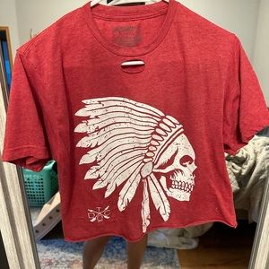 Apache crop tee by The Drive Clothing